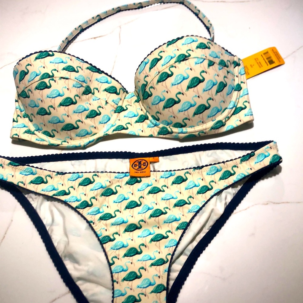 Brand new Tory Burch top and bottom swimsuit